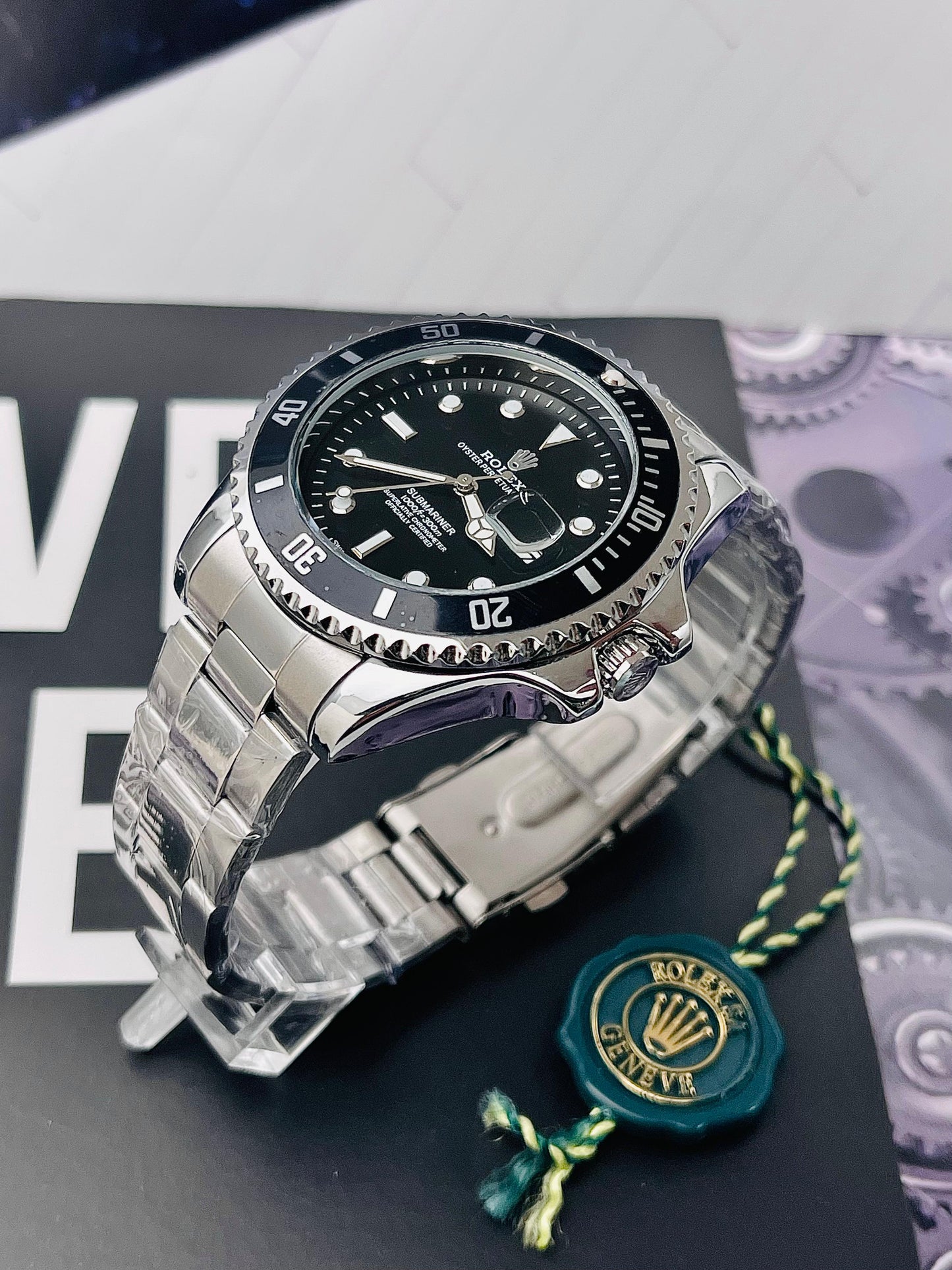 ROLEX SUBMARINER PREMIUM CON ESTUCHE DE LUJO DE REGALO🎁
