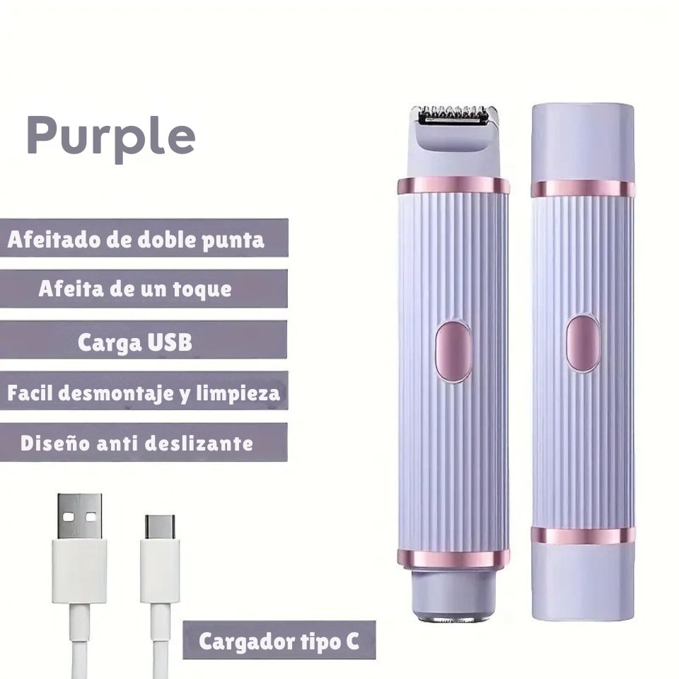 AquaElegance Trimmer™ Afeitadora doble punta recargable