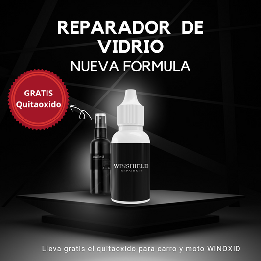 WINSHIELD® LIQUIDO REPARADOR DE VIDRIO ||+ QUITA OXIDO DE REGALO🎁||OFERTA EXCLUSIVA