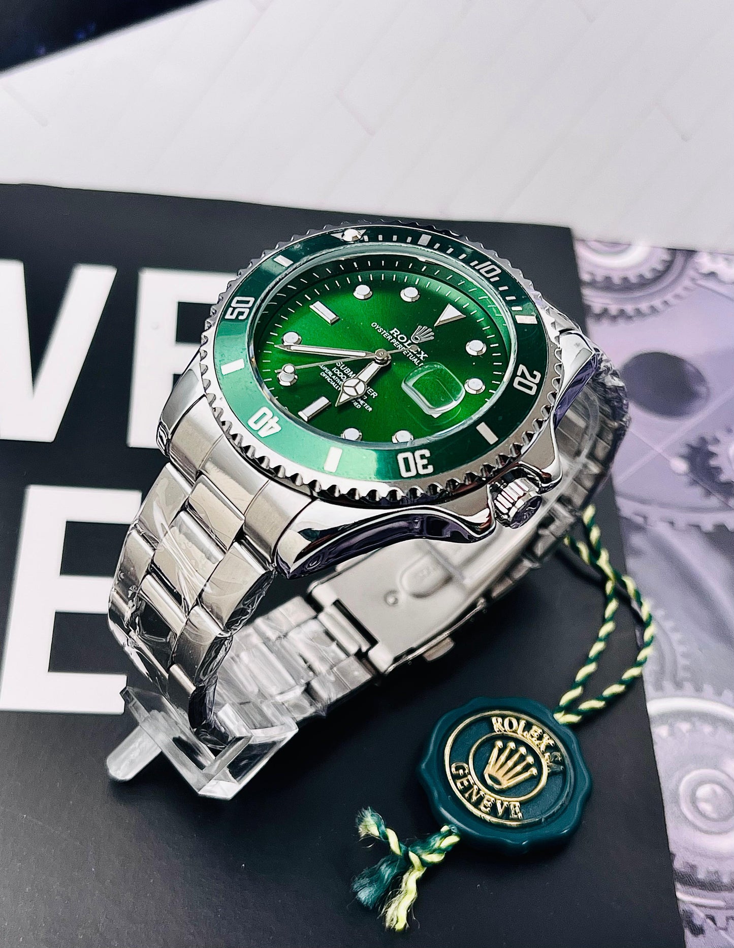 ROLEX SUBMARINER PREMIUM CON ESTUCHE DE LUJO DE REGALO🎁