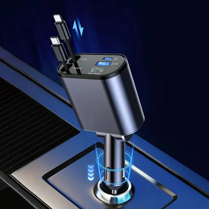 AUTOCHARGE PRO™ CARGADOR 4 EN 1 PARA AUTO