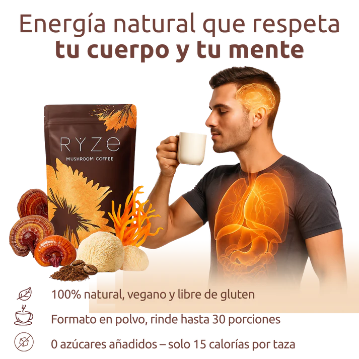 RYZE || Cafe de hongos + Regalo 🎁