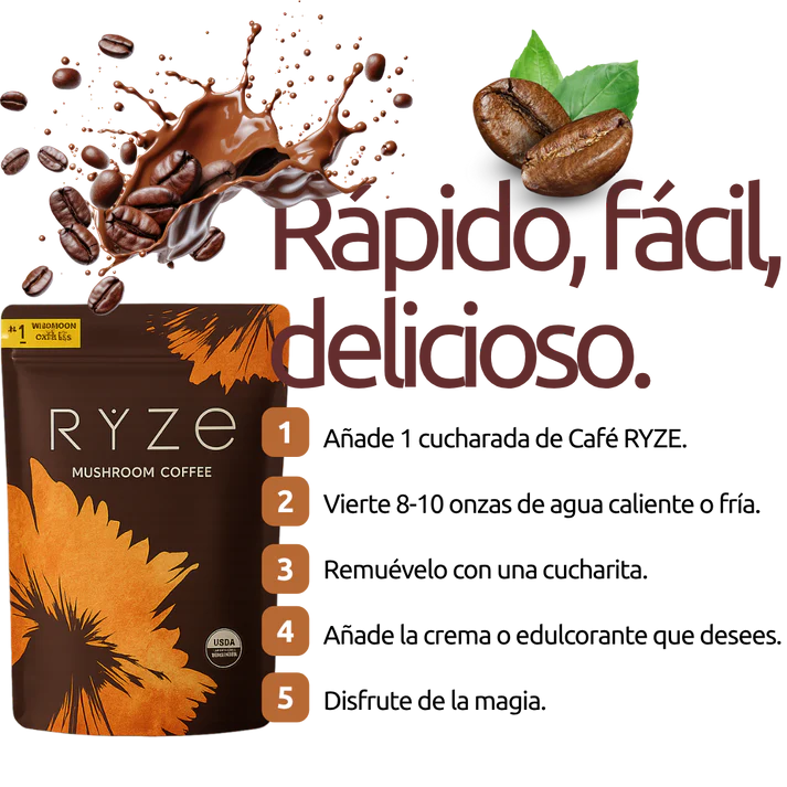RYZE || Cafe de hongos + Regalo 🎁