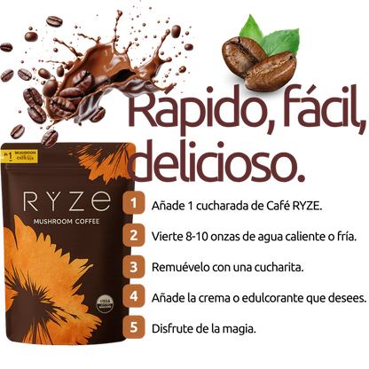 RYZE || Cafe de hongos + Regalo 🎁