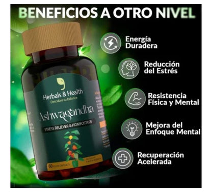 ASHWAGANDHA - El adaptógeno que lo cambia todo.🌿