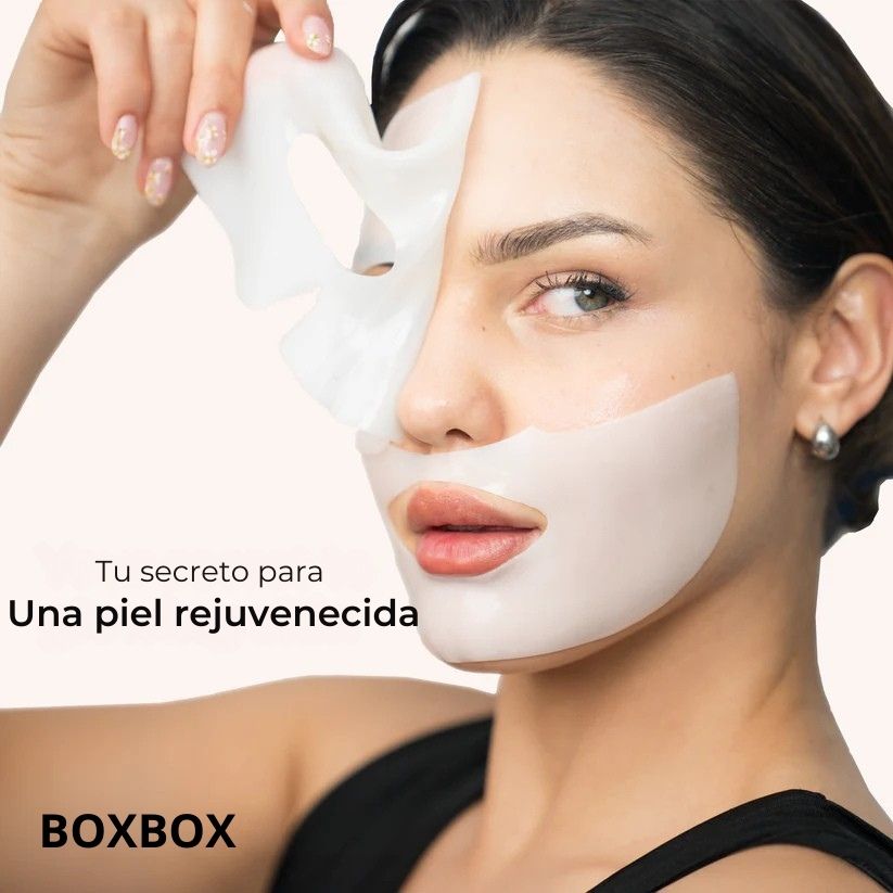BoxBox™ Mascarilla de Bio-Colágeno || Piel Visiblemente Más Joven