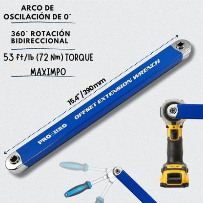 LLAVE DE EXTENSION || ACERO DE ALTO CARBONO MULTIFUNCIÓN 1/4 "3/8" 1/2"