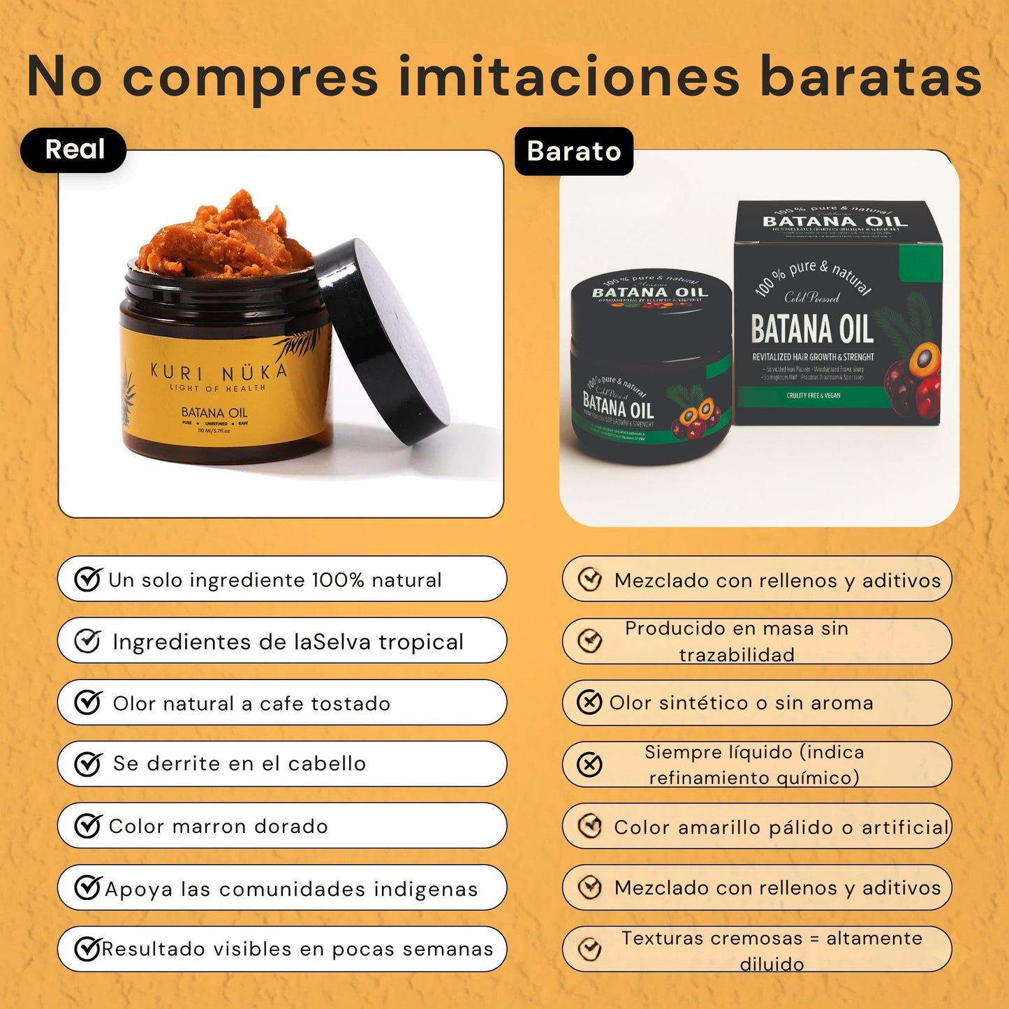 Aceite capilar natural de Batana🌱