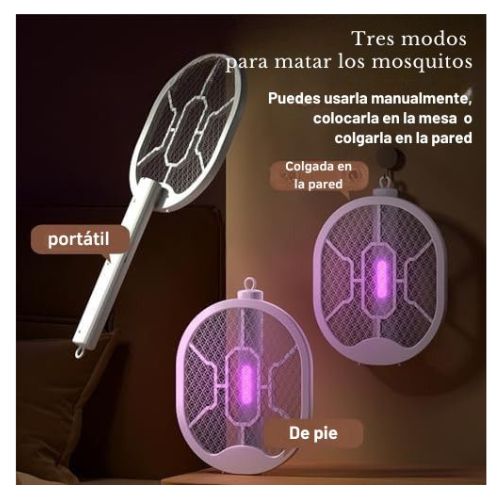 ¡ADIÓS ZANCUDOS!🦟 La Raqueta Eléctrica UV que Está Arransando en TikToK🔥