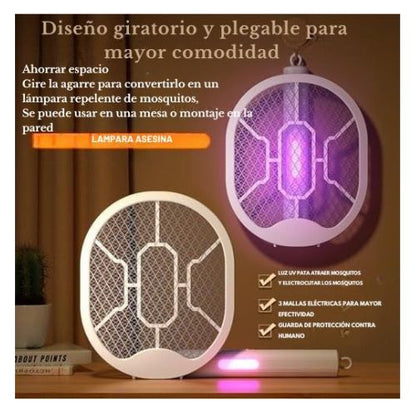 ¡ADIÓS ZANCUDOS!🦟 La Raqueta Eléctrica UV que Está Arransando en TikToK🔥
