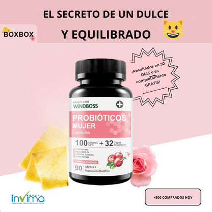 PROBIOTICO PARA EL EQUILIBRIO FEMENINO🌸