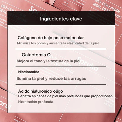 BoxBox™ Mascarilla de Bio-Colágeno || Piel Visiblemente Más Joven