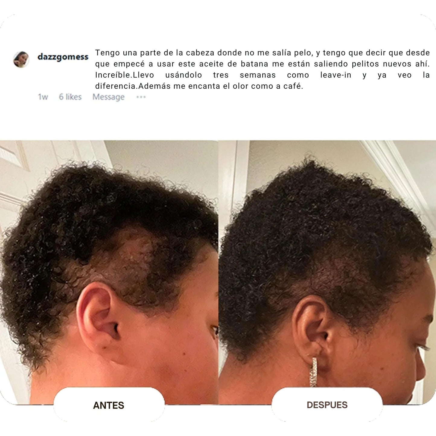 Aceite capilar natural de Batana🌱