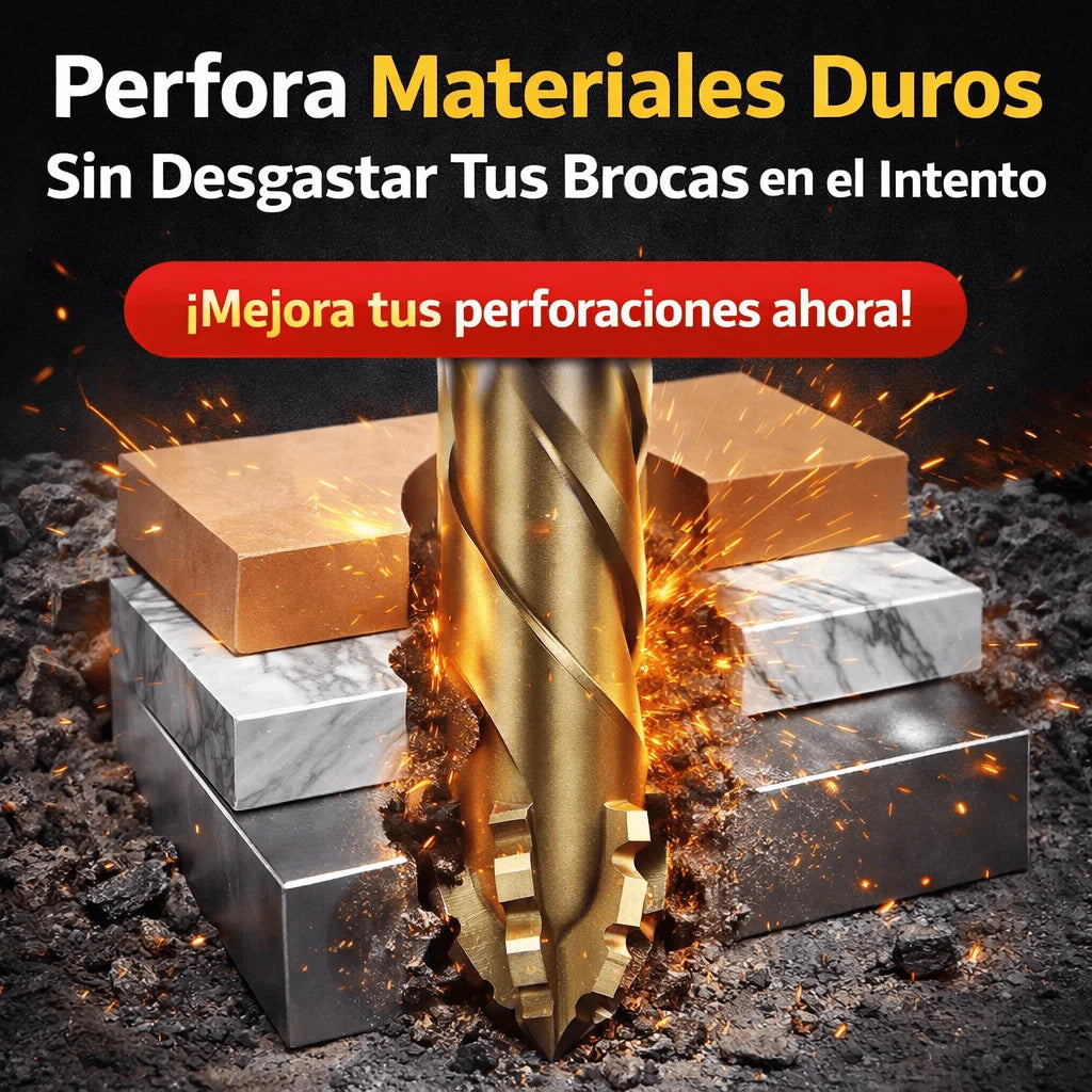 DrillCore X4 Pro™ - Perfora Materiales Duros Sin Desgastar Tus Brocas Kit (4 Und.)