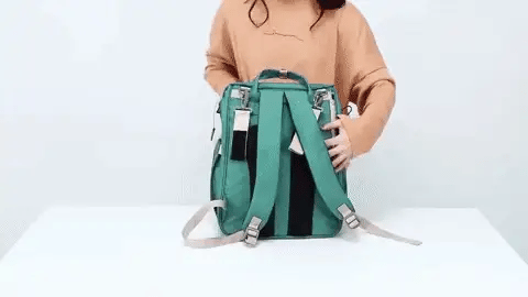 MALETA PAÑALERA🎒+ || CUNA PLEGABLE👶 + CARGADOR USB🔋