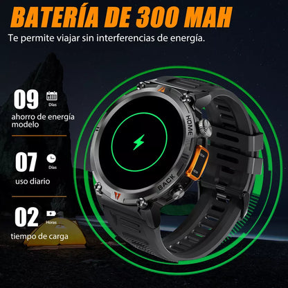 Reloj Active Pulse™||Super Smartwatch Mlitar 🎖️