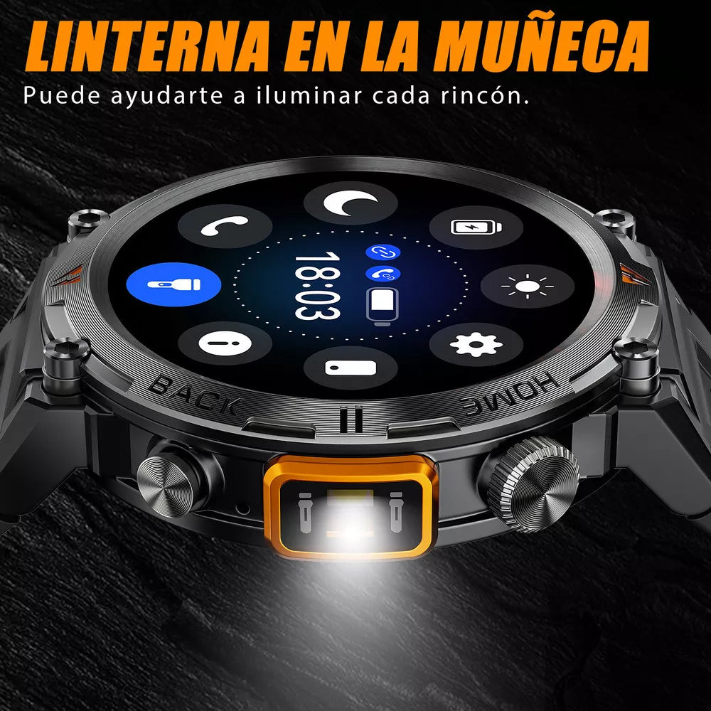 Reloj Active Pulse™||Super Smartwatch Mlitar 🎖️