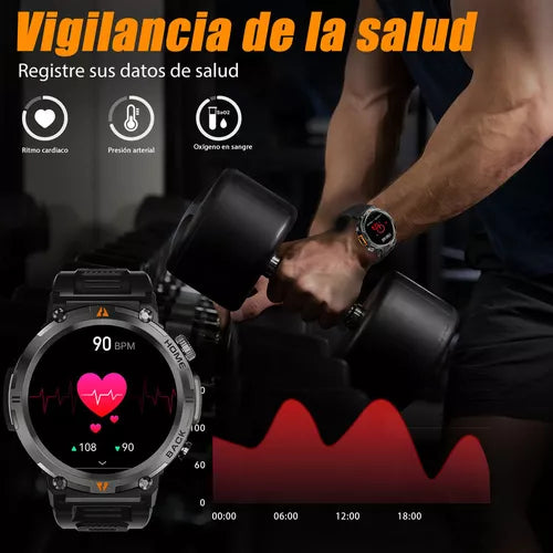 Reloj Active Pulse™||Super Smartwatch Mlitar 🎖️
