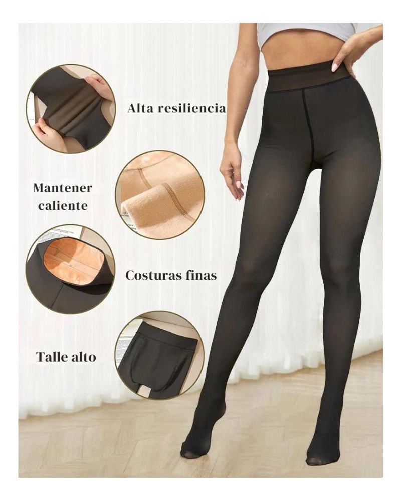 NOVA™ Medias Térmicas Translúcidas Push UP 220 Gramos ULTRA RESISTENTES