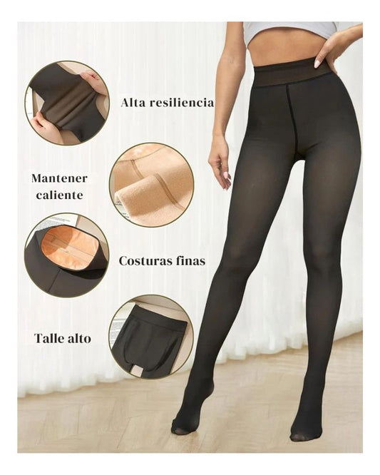 NOVA™ Medias Térmicas Translúcidas Push UP 220 Gramos ULTRA RESISTENTES