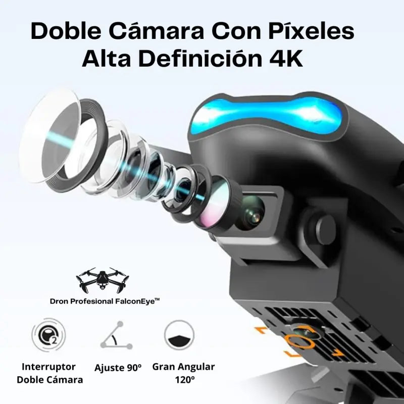 DRON 4K PROFESIONAL CON DOBLE CÁMARA - ¡DESCUENTO FINAL DE LIQUIDACIÓN!
