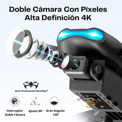 DRON 4K PROFESIONAL CON DOBLE CÁMARA - ¡DESCUENTO FINAL DE LIQUIDACIÓN!