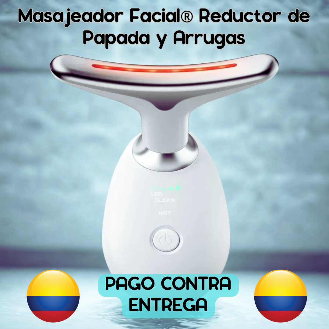 Masajeador Facial® Reductor de Papada y Arrugas con Lifting Reafirmante 50% DE DESCUENTO