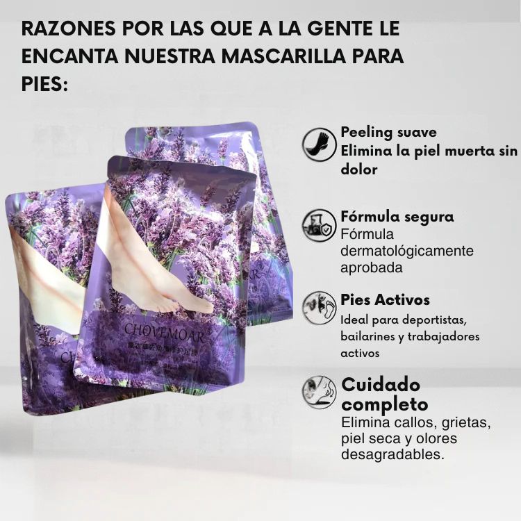 CHOVEMOAR™ Mascarilla Coreana para pies Agrietados Oferta 2X1