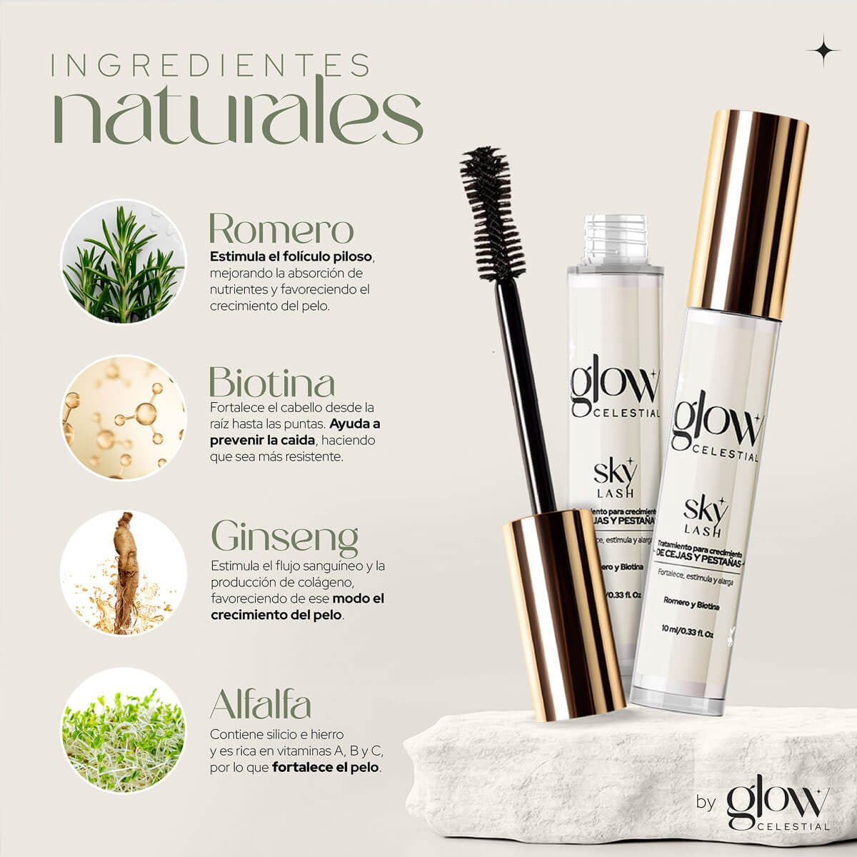 Sky LASH® Serum crecimiento de cejas y pestañas