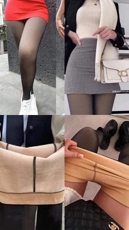 NOVA™ Medias Térmicas Translúcidas Push UP 220 Gramos ULTRA RESISTENTES