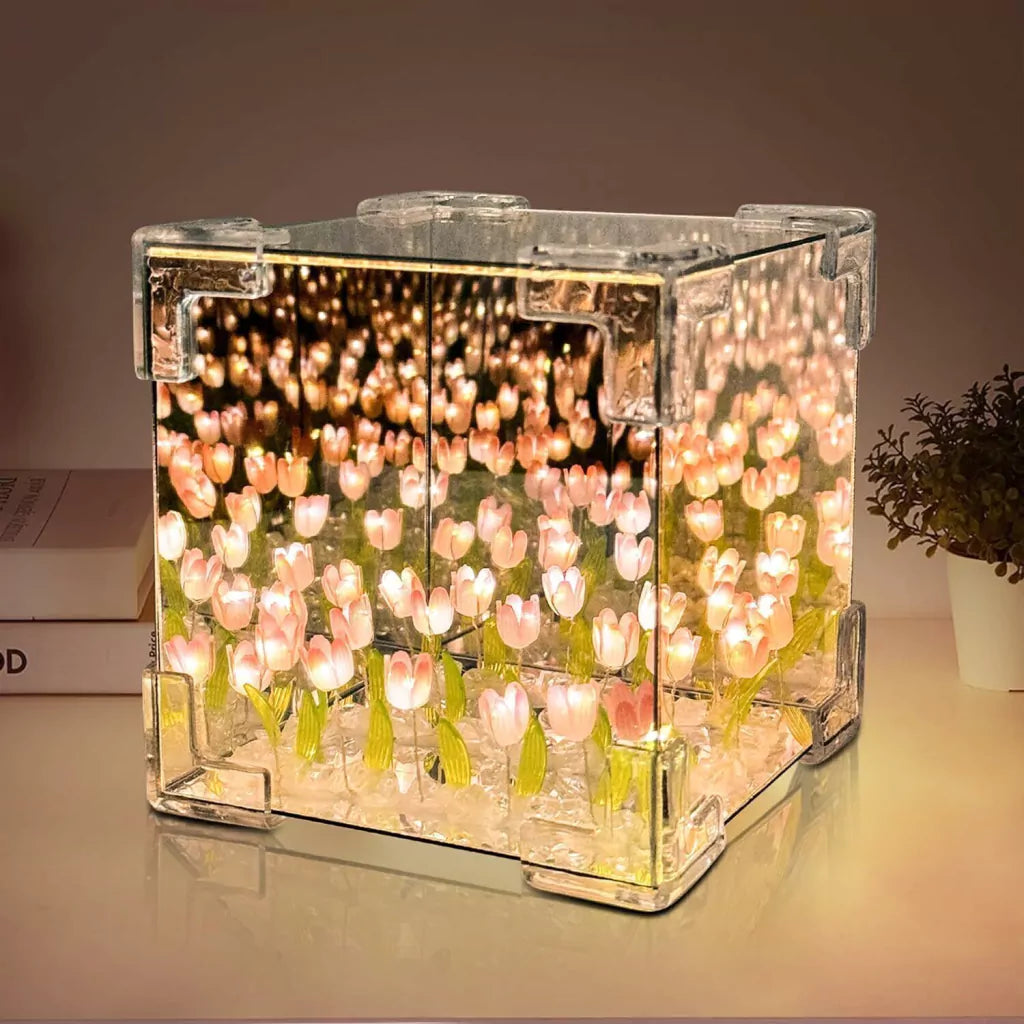 Eterno Tulipán: Lámpara de Amor Infinito💖||El regalo perfecto🎁